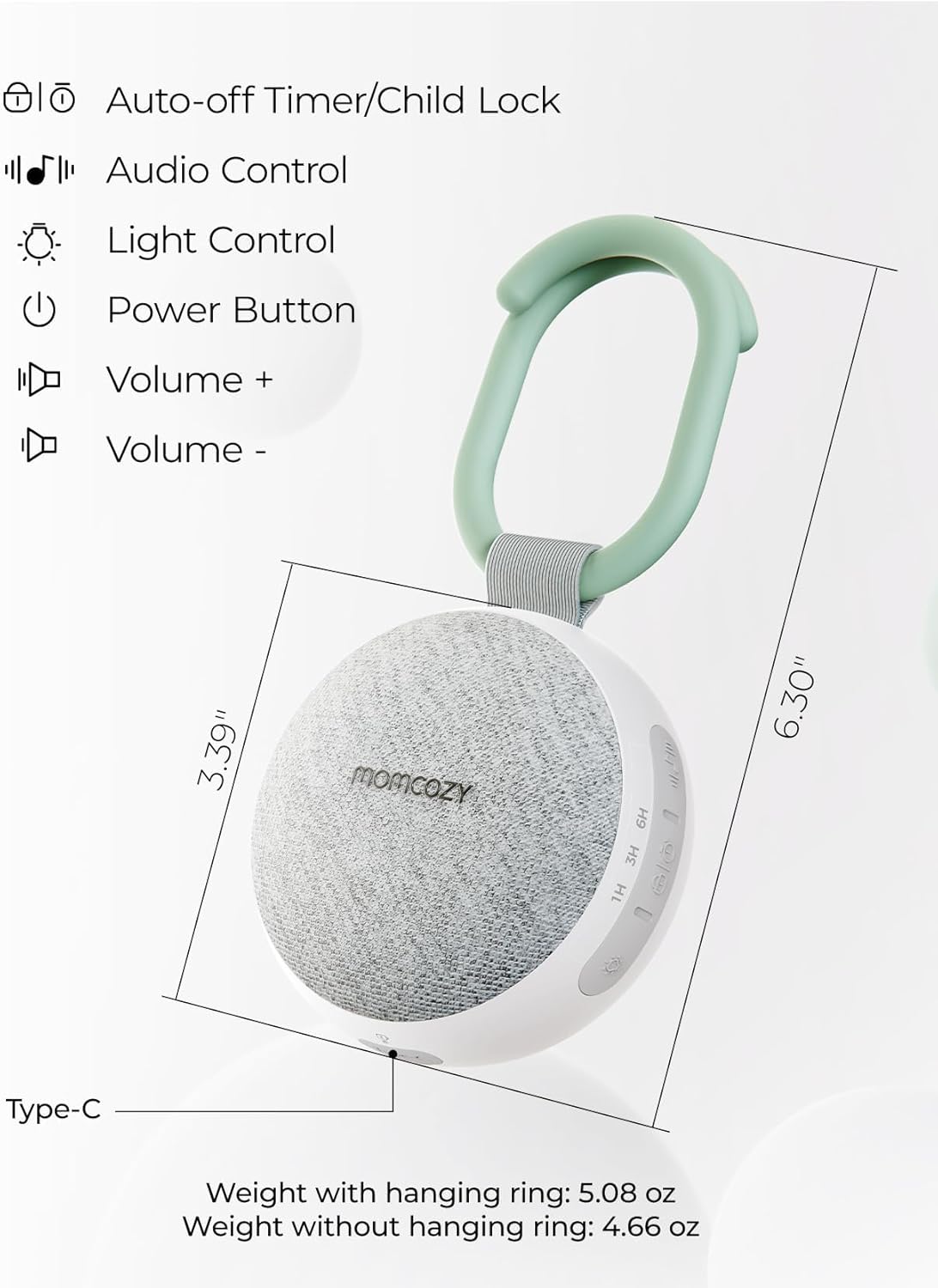 Maquina Ruido Blanco - MomCozy